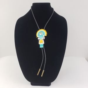 Southwestern Native American Ceramic Kachina Bolo